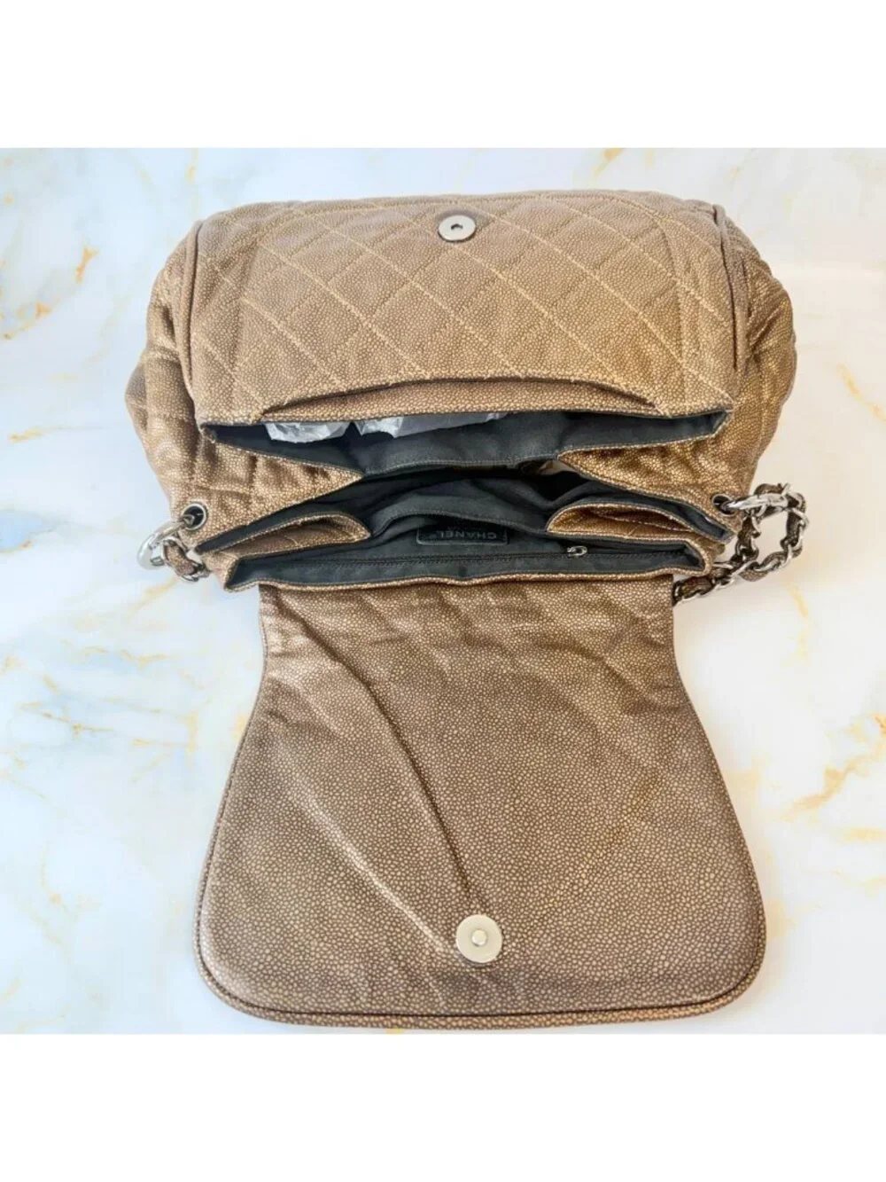 Chanel Quilted CC Logo Chain Shoulder